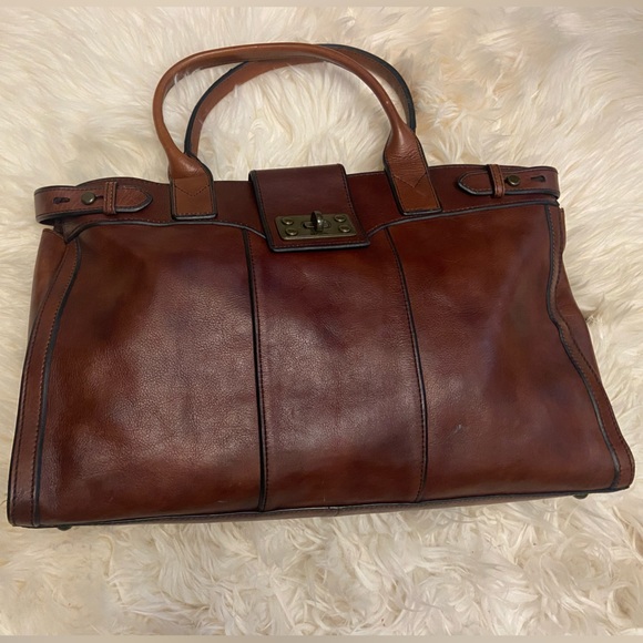 Fossil Vintage Reissue Weekender Bag Tote - Picture 7 of 8
